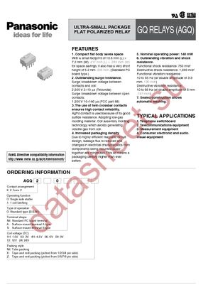 AGQ20024 datasheet  